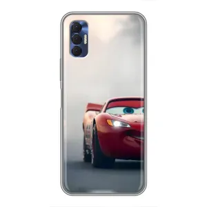 Силиконовый чехол Маквин для TECNO Spark 8P (Скоростной Маквин)