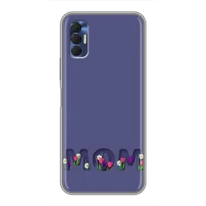 Чехлы для мамы на TECNO Spark 8P (Мама в цветах)
