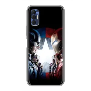 Чехлы с героями Марвел TECNO Spark 8P (VPrint) (Марвел стайл)