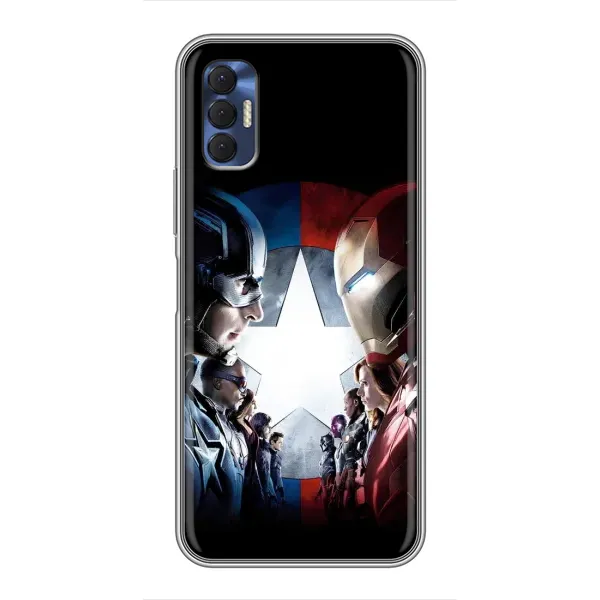 Чехол с принтом «Марвел стайл» для TECNO Spark 8P