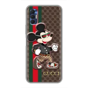 Чохли  GUCCI для ТЕКНО Спарк 8П (AlphaPrint) (Маус Гуччі)