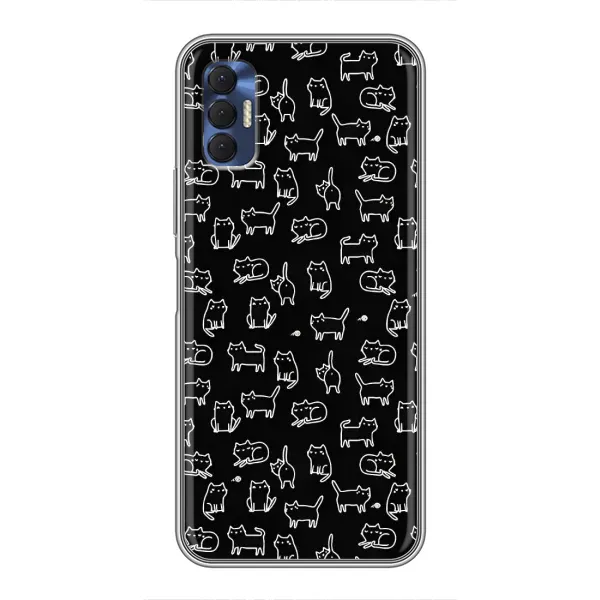 Чехол с принтом «Меленькие котики» для TECNO Spark 8P
