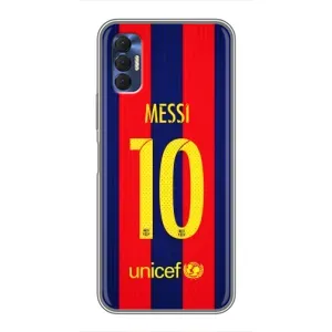 Чехлы Месси для TECNO Spark 8P (AlphaPrint) (Messi Barca 10)