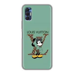 Чехлы Луи Витон для TECNO Spark 8P (AlphaPrint - LOUIS VUITTON) (Микки Маус LV)