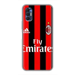 Чехлы для TECNO Spark 8P (VPrint) - Футбольные клубы (Milan)