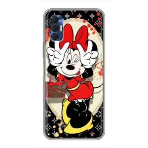 Чохол Disney Mouse TECNO Spark 8P (PREMIUMPrint) (Мінні peace)
