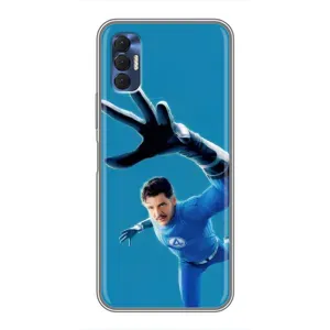 Чехол с принтом Фантастическая четверка для TECNO Spark 8P (Мистер Фантастик супергерой)