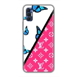 Брендновые Чехлы для TECNO Spark 8P - (PREMIUMPrint) (Мода LV)