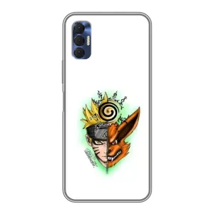 Naruto Anime Чехлы для Техно Спарк 8Р (AlphaPrint) (Наруто Курама)