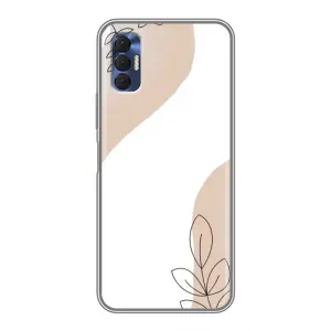 Чехол с принтом «Нюдовая веточка абстракция» для TECNO Spark 8P