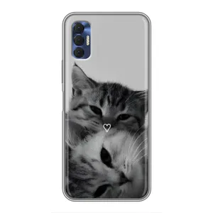 Чохол з малюнком кіт на TECNO Spark 8P (Пара котів)