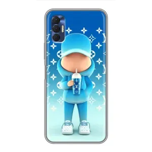 Крутые Чехлы Луи Виттон для TECNO Spark 8P (AlphaPrint) (Парень LV)