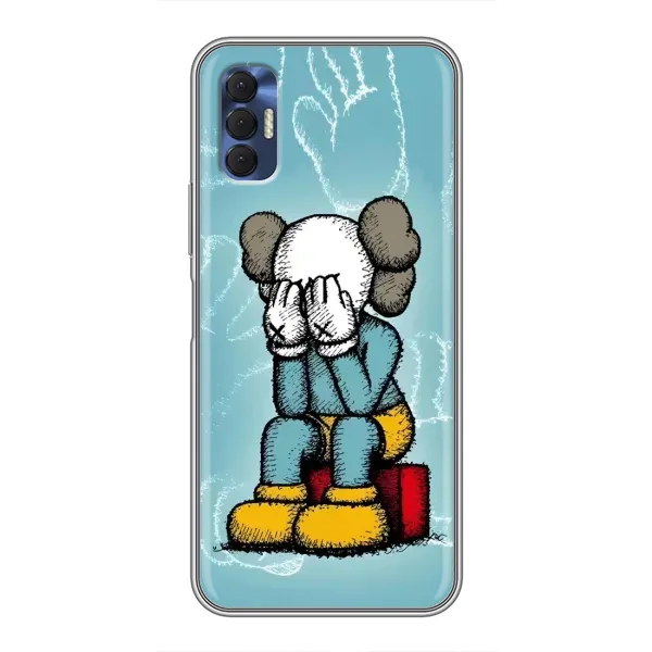 Чехол с принтом «Плач Bearbrick» для TECNO Spark 8P