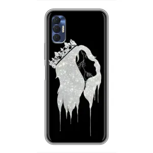 Чохол з Короною ТЕКНО Спарк 8П - (AlphaPrint) (Принцеса)