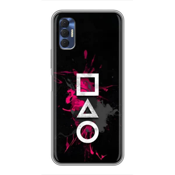 Чохол з принтом «Символи Гра кальмара» для TECNO Spark 8P