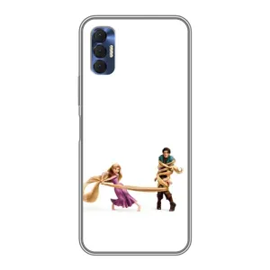 Чехол Рапунцель для TECNO Spark 8P (Рапунцель и Флин)