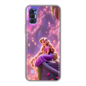 Чехол Рапунцель для TECNO Spark 8P (Рапунцель в замке)