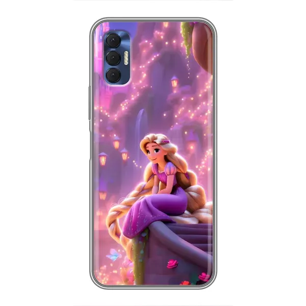 Чехол с принтом «Рапунцель в замке» для TECNO Spark 8P