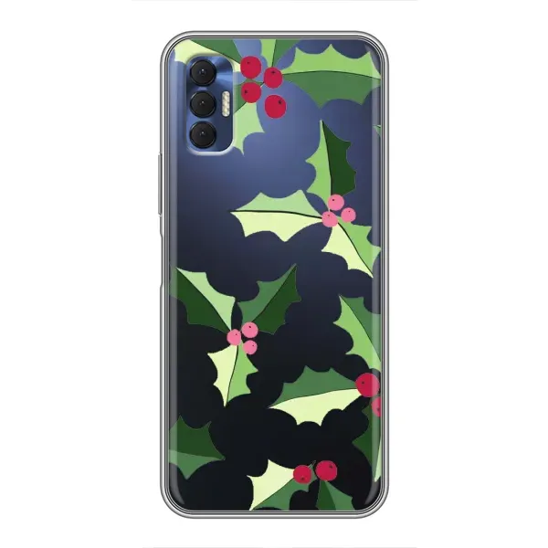 Чехол с принтом «Рождественский фон» для TECNO Spark 8P