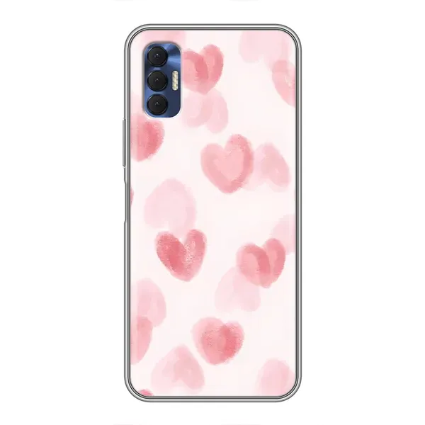 Чехол с принтом «Розовые сердечки» для TECNO Spark 8P Чехол с принтом «Розовые сердечки» для TECNO Spark 8P