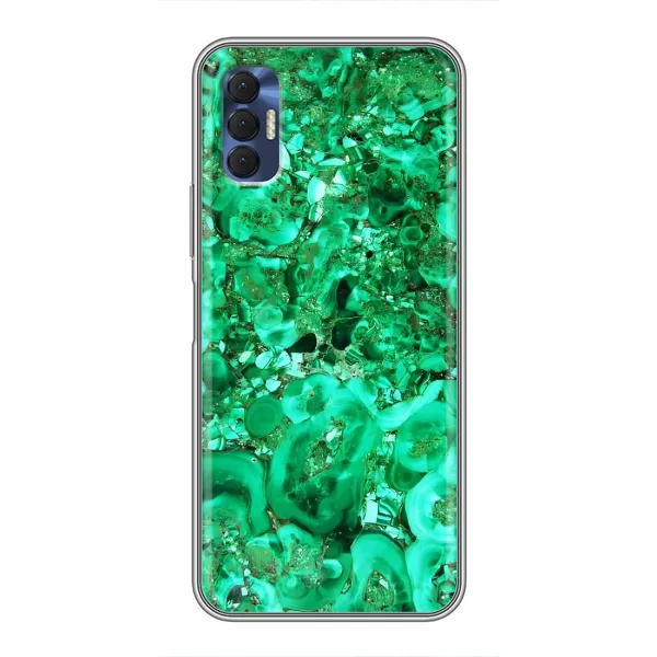 Чехол с принтом «Салатный Мрамор» для TECNO Spark 8P