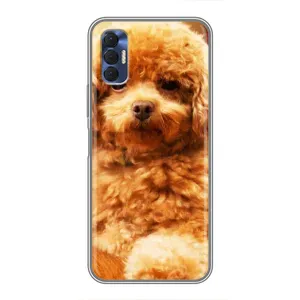 Чехол с принтом «Щенок Бишон» для TECNO Spark 8P