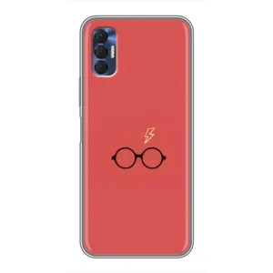Чехлы с Гарри Поттером для TECNO Spark 8P (AlphaPrint) (шрам и очки)