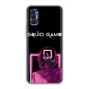 Чехол Гра в кальмара для TECNO Spark 8P