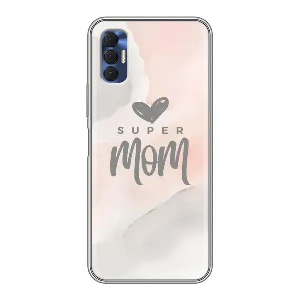 Чехол с принтом «Супер мама» для TECNO Spark 8P