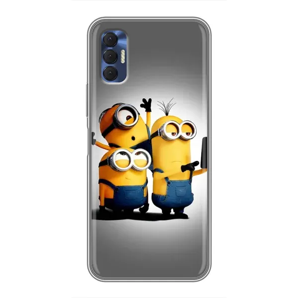 Чехол с принтом «Три миньона» для TECNO Spark 8P