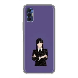 Чехлы Венсдей на TECNO Spark 8P Уэнсдей (AlphaPrint)
