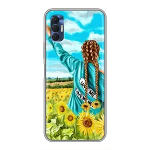 Чехол для Патриота Украины TECNO Spark 8P - (AlphaPrint) (Украиночка)