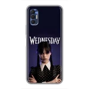 Чехлы Венсдей на TECNO Spark 8P Уэнсдей (AlphaPrint) (Wednesday)