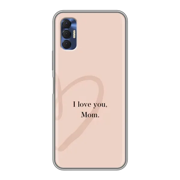 Чехол с принтом «Сердце маме» для TECNO Spark 8P