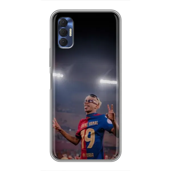 Чехол с принтом «Ямаль на стадионе» для TECNO Spark 8P