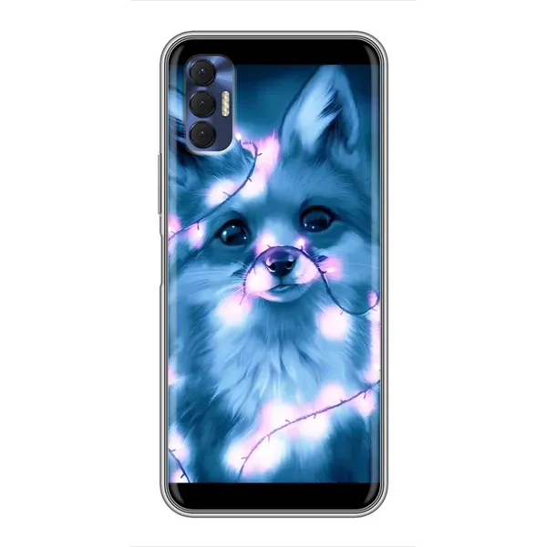 Чохол з принтом «Яскрава лисичка» для TECNO Spark 8P