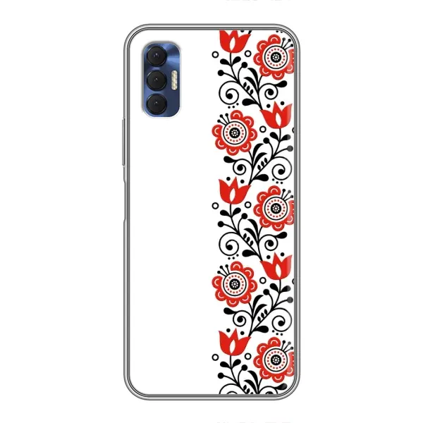 Чохол з принтом «Яскрава вишиванка» для TECNO Spark 8P