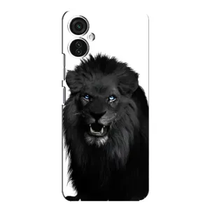 Чехлы с картинками животных TECNO Spark 9 Pro (Черный ЛЕВ)