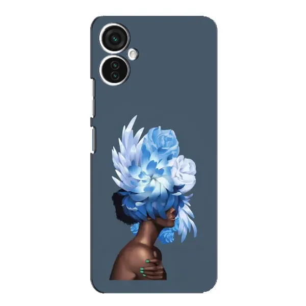 Чехол с принтом «Цветы на голове» для TECNO Spark 9 Pro Чехол с принтом «Цветы на голове» для TECNO Spark 9 Pro