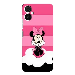 Эксклюзивный чехол для TECNO Spark 9 Pro (AlphaPrint - Мультяшные) (Девочка Maus)