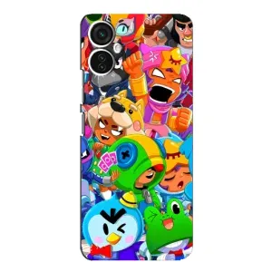 Чехлы Brawl Stars для TECNO Spark 9 Pro (AlphaPrint) (Герои Бравл Старс)