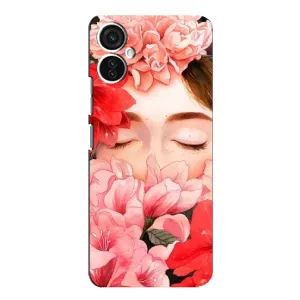 Чехлы (ART) Цветы на TECNO Spark 9 Pro (VPrint) (Очі в квітах)