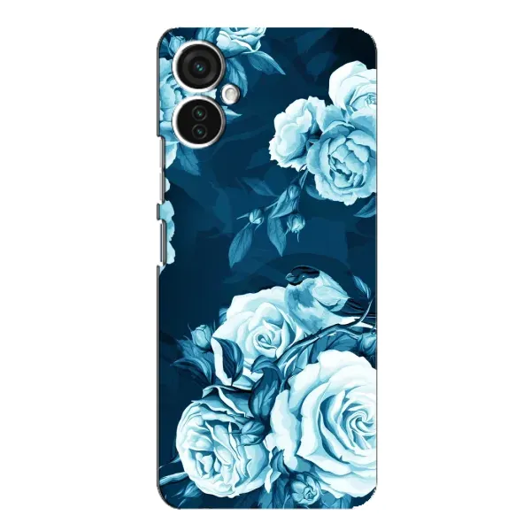 Чехол с принтом «Голубые Бутоны» для TECNO Spark 9 Pro Чехол с принтом «Голубые Бутоны» для TECNO Spark 9 Pro