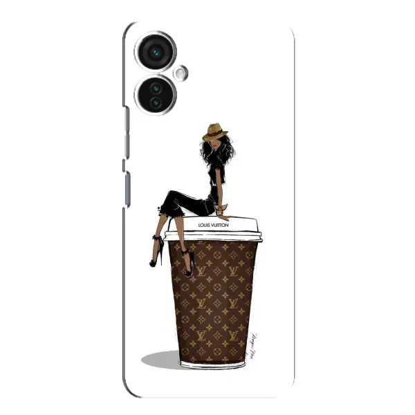 Чехол с принтом «кофе LOUIS VUITTON» для TECNO Spark 9 Pro
