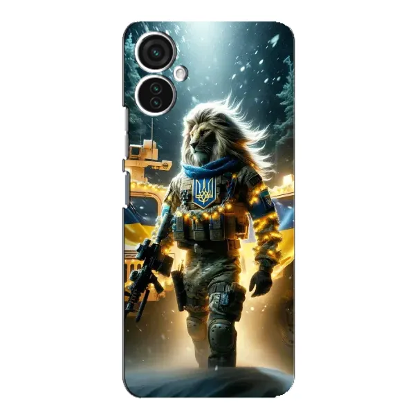 Чохол з принтом «ЛЕВ ЗСУ» для TECNO Spark 9 Pro