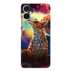 Чохли з картинкою Лисичка для TECNO Spark 9 Pro (VPrint) (Лисичка в космосі)