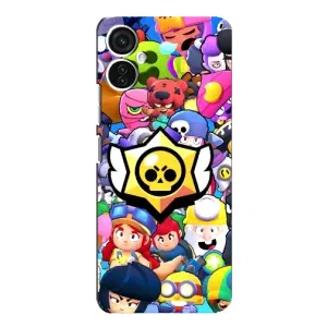 Чехол для TECNO Spark 9 Pro Бравл Старс (VPrint) (Лого Brawl Stars)