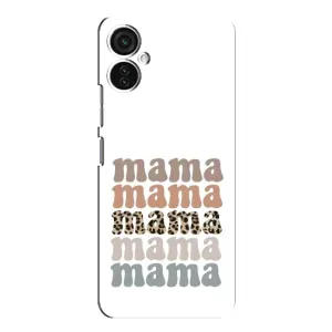 Чехлы для мамы на TECNO Spark 9 Pro (Текстовый коллаж мама)