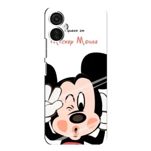 Эксклюзивный чехол для TECNO Spark 9 Pro (AlphaPrint - Мультяшные) (Маус Микки)