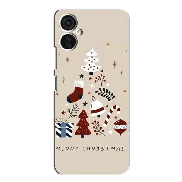 Чехол с принтом «Merry Christmas» для TECNO Spark 9 Pro Чехол с принтом «Merry Christmas» для TECNO Spark 9 Pro